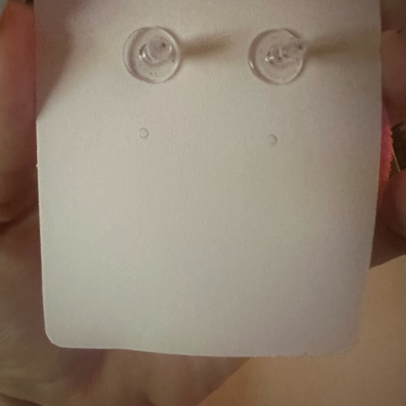 Valentines Day Big Pink beaded earrings chunky boho costume Jewelry love - Picture 3 of 3